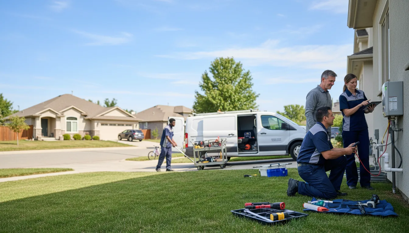 Tankless water heater service in Staunton, IN